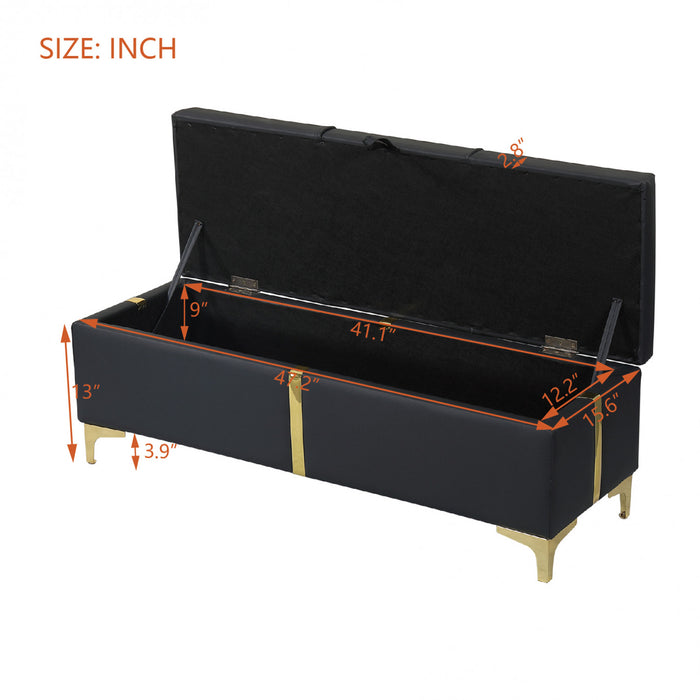 Nicole 2 Piece Bedroom Set With Upholstered Platform Bed And Ottoman Bench,queen Size,black Queen Bed