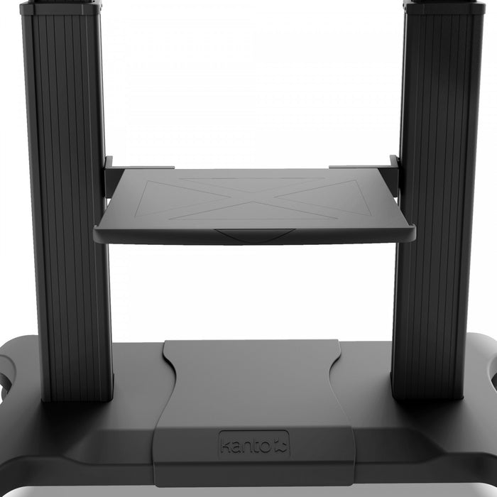 Kanto MTMA100PL Mobile TV Cart with Adjustable Shelf and Built-in Handles for 55\" - 100\" TVs, Black Tv Mount