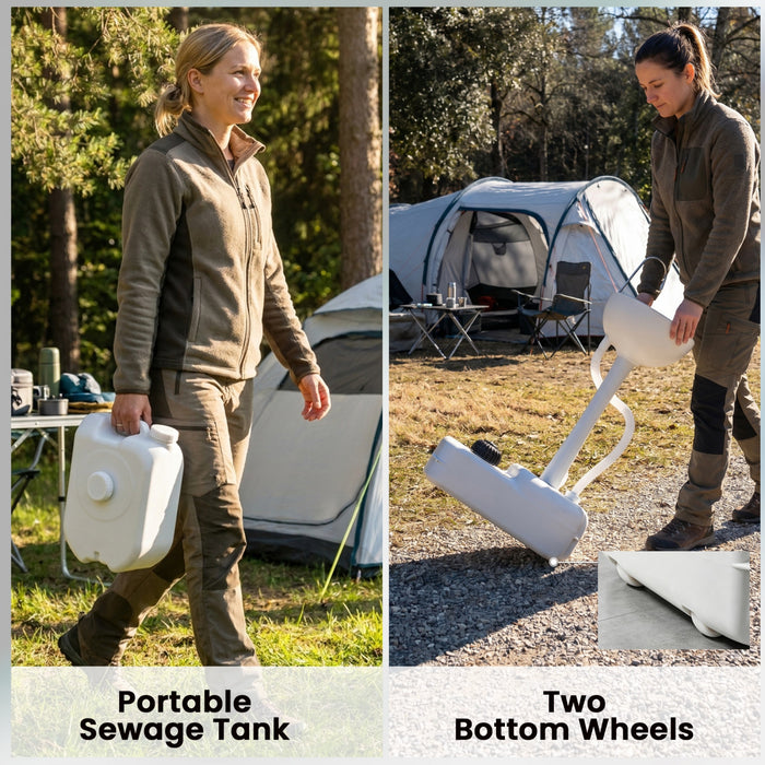 Outsunny Portable Camping Sink Hand Wash Station Basin for Outdoor
