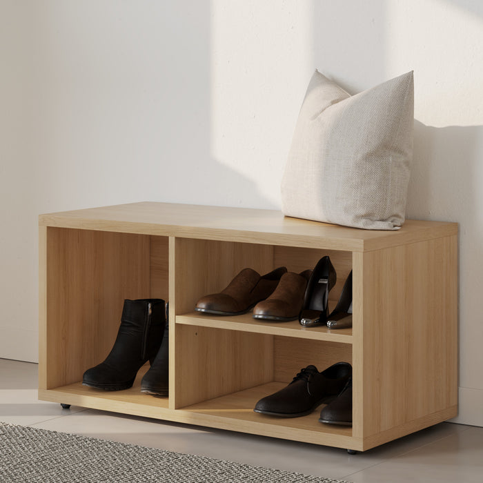 Porto Entryway Shoe Storage Bench Coat Rack
