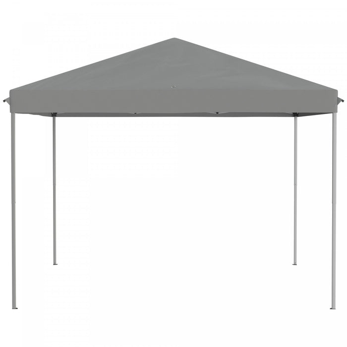 Outsunny 10' X 10' Pop Up Canopy Tent Gazebo With Removable Mesh Sidewall