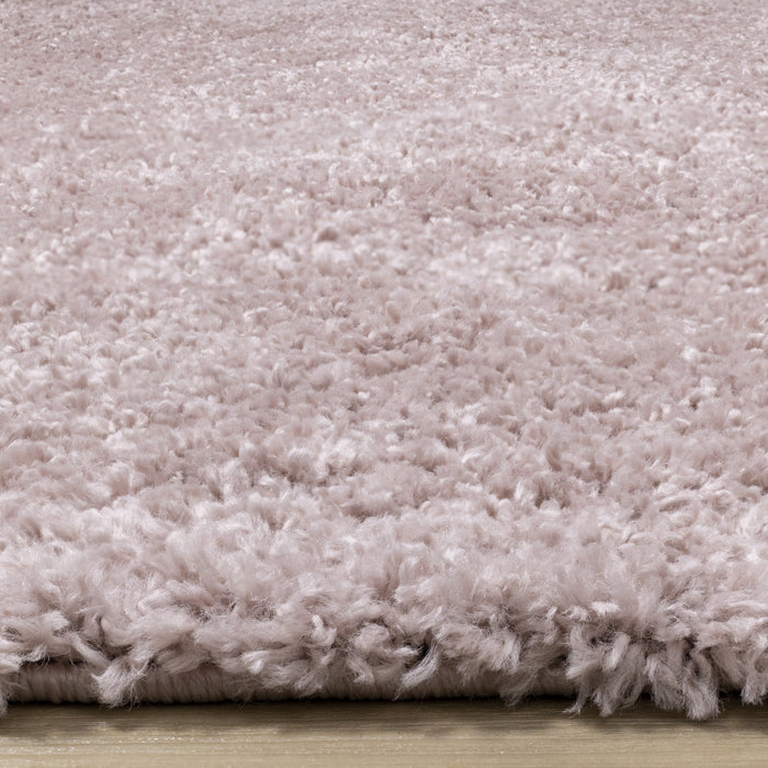 Taylor Pink Comfort Shag Rug, 5'3\" x 7'7\" Indoor Area Rug