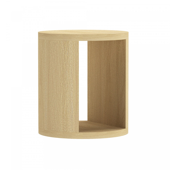 Alure Contemporary 20\" End Table in Natural Oak