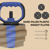 Soozier 6-in-1 Adjustable Dumbbell Set, 55lbs Free Weights Set, Blue