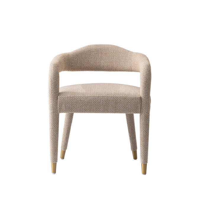 Aspen and Hathaway Modern Industry Chic 7-Piece Dining Set in Silver Lining and Natural