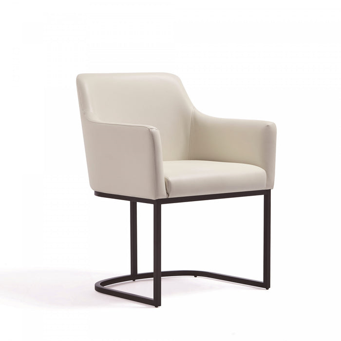 Serena Modern 6-Piece Dining Set in Ivory Dining Chair