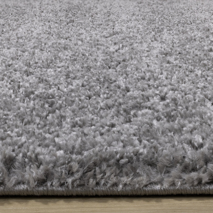 Taylor Dark Grey Comfort Shag Rug, 5'3\" x 7'7\" Indoor Area Rug