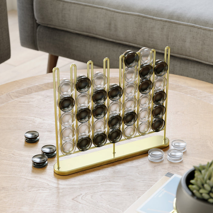 Umbra Stax 4-In-A-Row - Brass