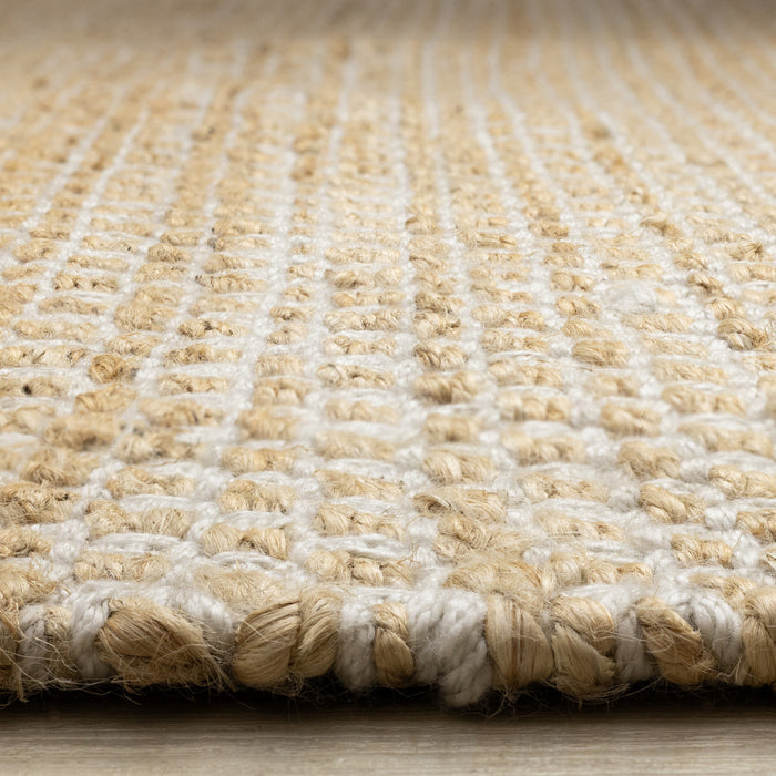 Jute Natural Handmade Light Oak Area Rug - 7'10 x 10'6\"