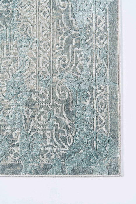 Elysia Traditional 8'11\" x Area Rug in Blue Indoor Area Rug