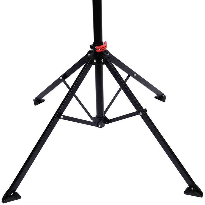 Homcom Height Adjustable Bike Repair Stand, Foldable Home Bicycle Maintenance Rack With Quick Release And Tool Tray