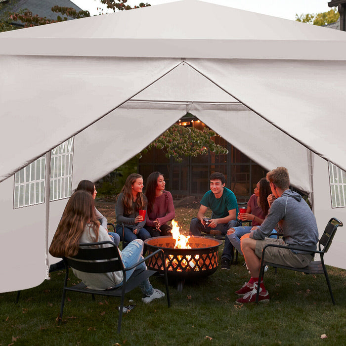 Costway Wedding Tent Canopy Party 10'x20' Heavy Duty Gazebo Cater Event W/ Side Walls