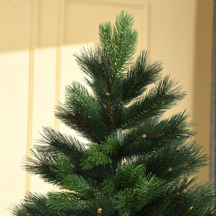Homcom 6ft Artificial Christmas Tree With 569 Branch Tips