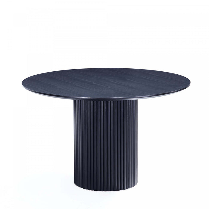 Flor and Hathaway Modern Industry Chic 5-Piece Dining Set in Gray and Black