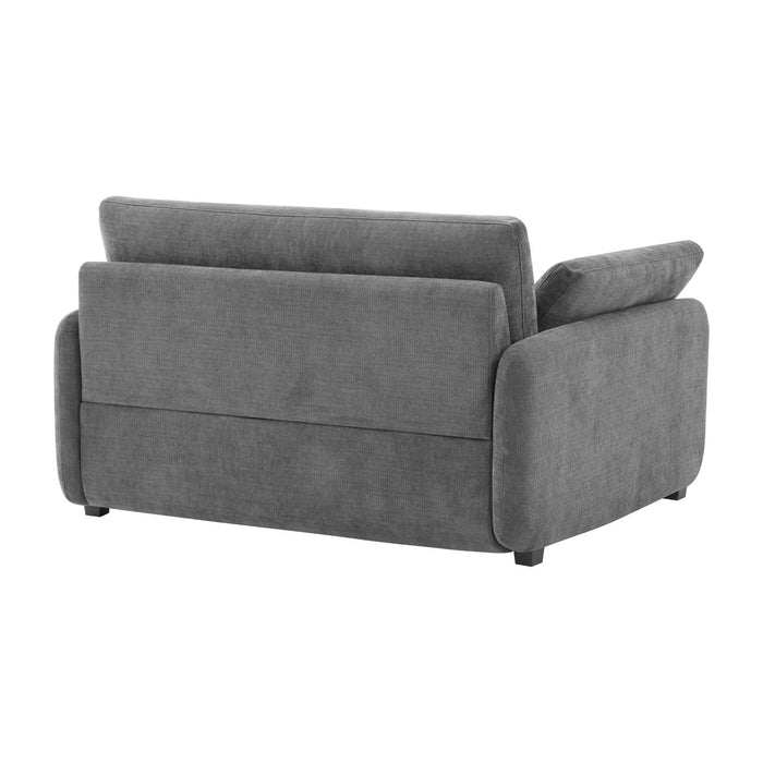 Olivia Oversized Accent Chair with Pillows,Grey