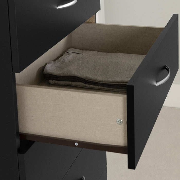 Step One 6-drawer Chest - Pure Black 