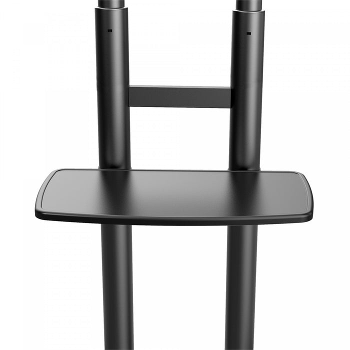 Kanto MTM86PL Height Adjustable Rolling TV Stand for 55\" - 86\" TVs and Interactive Displays, Black Tv Mount