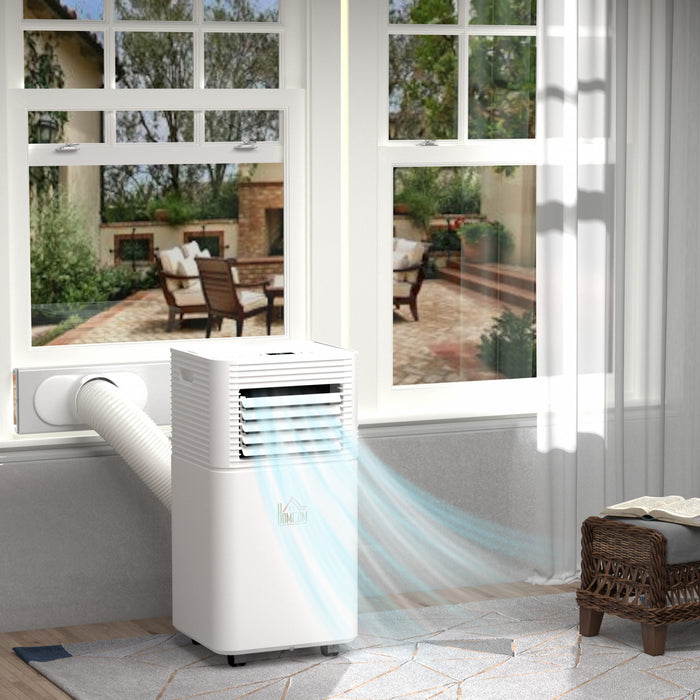 HOMCOM 10,000 BTU Air Conditioner, Quiet AC Unit with Remote Control, White