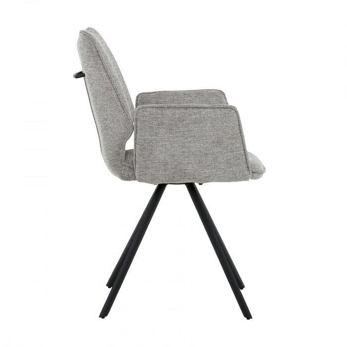 Bram Upholstered Modern Dining Armchair (Set of 2)