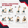 Soozier 2 x 22lbs Adjustable Dumbbell Set Pair Dumb Bell Weight Fitness