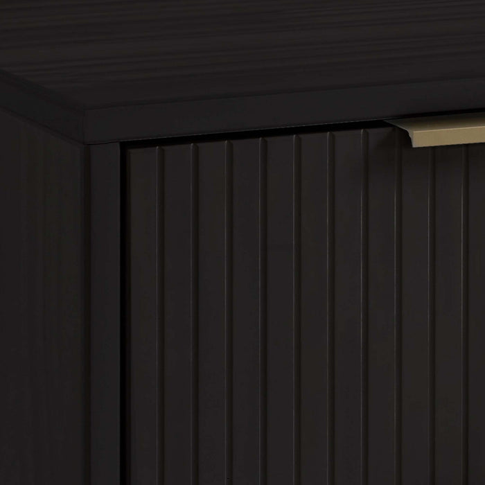Granville Modern 55\" Dresser in Black (6-Drawer)