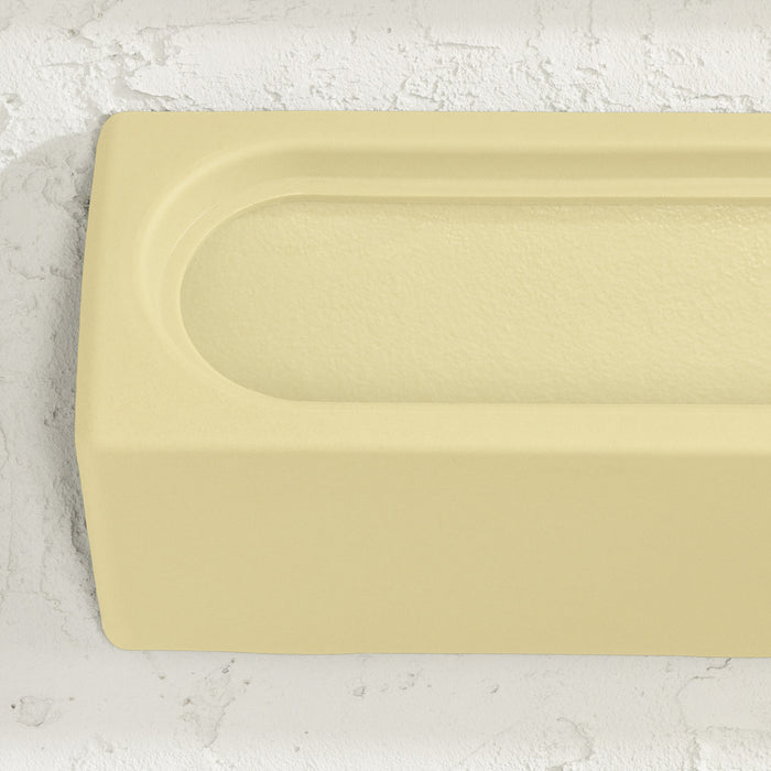 Dalya 4-Piece Outdoor Wall Planter - Light Yellow