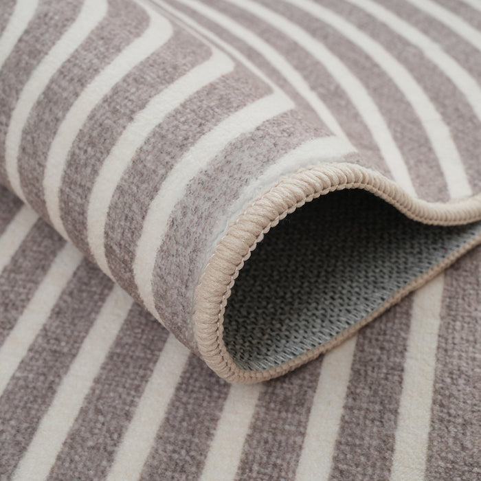 Aqua Pista Washable Non-slip Low Pile Area Rug 8'x10'