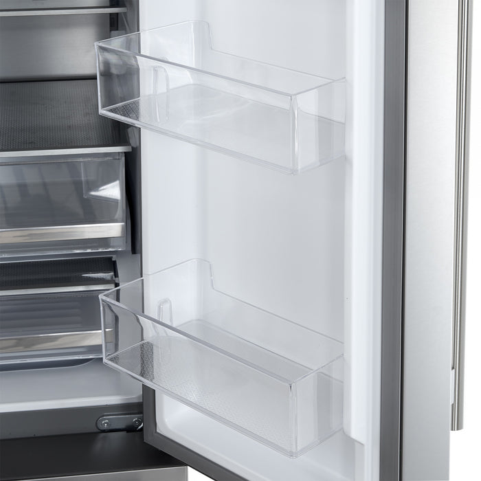 Forno Aosta 36 Inch Stainless Steel French Door Refrigerator, 22.4 cu.ft. - FFFFD1866-36SB