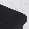 HOMCOM Dining Chairs Set of 4, Linen Fabric Upholstered Accent Chairs Black