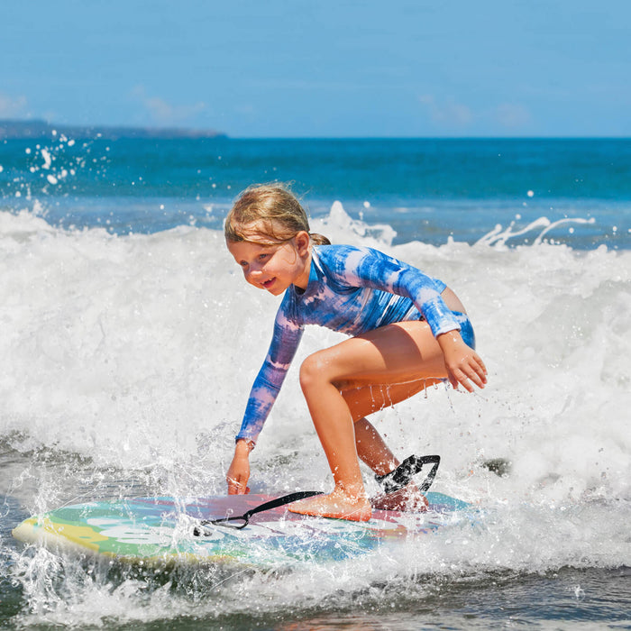 Costway 41\" Lightweight Body Board With Eps Core Xpe Deck Hdpe Bottom Crescent Tail Colorful
