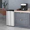 HOMCOM Mini Fridge with Freezer Thermostat Reversible Door for Bedroom