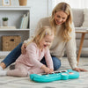 Costway 25-Key Kids Piano Keyboard Elephant Shape Toy Digital Piano with Built-in Music & Light Blue