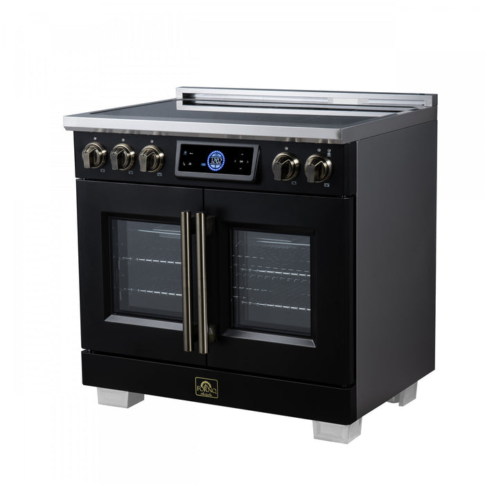 Forno Maximus 36 Inch Induction Range Black, 5.36 cu.ft - FFSIN0932-36BLK Electric Range