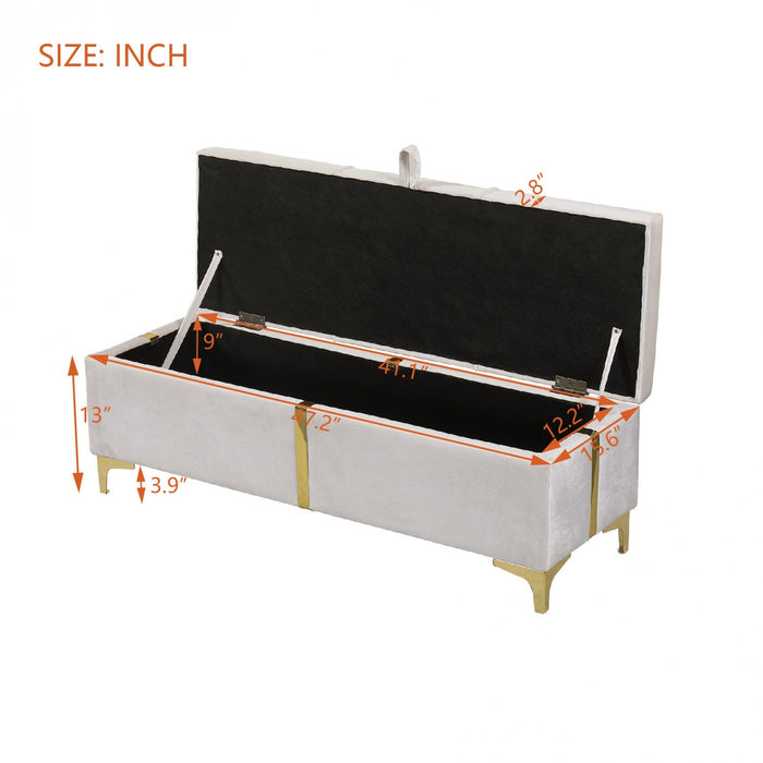 Nicole 2 Piece Bedroom Set With Upholstered Platform Bed And Ottoman Bench,queen Size,beige Queen Bed