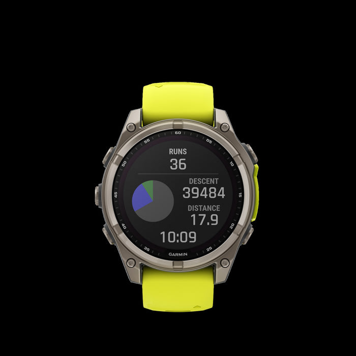 Garmin Fēnix 8 Solar Sapphire Smartwatch 47mm - Gps, Compass, Gyroscope And Barometric Altimeter 