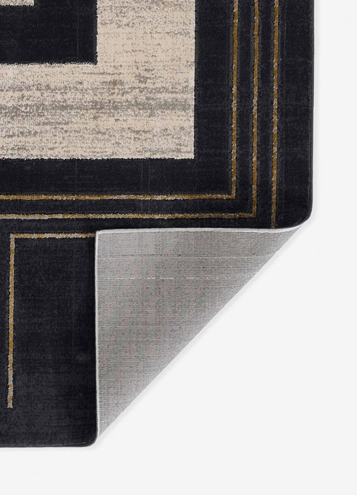 Erisa Contemporary 7'9\" x 9'10\" Area Rug in Grey Indoor Area Rug