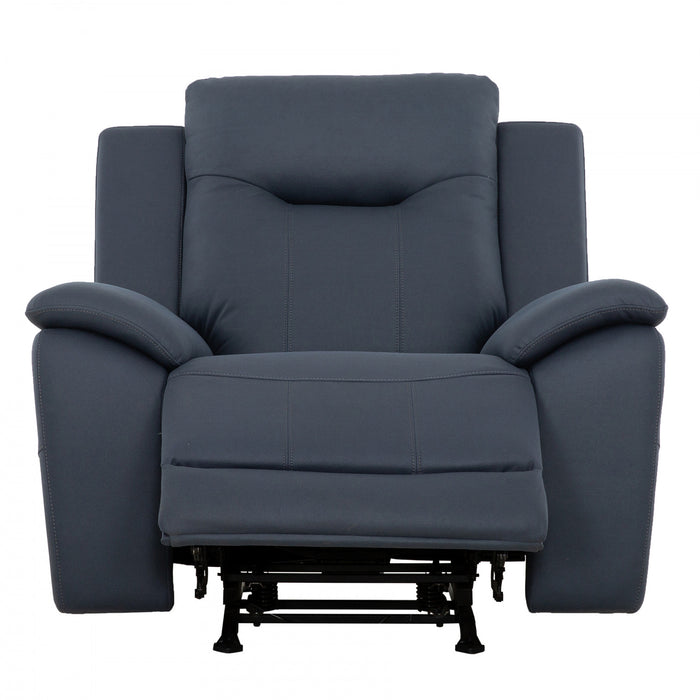 Sutton 42 in. Upholstered Power Rocker Recliner - Blue