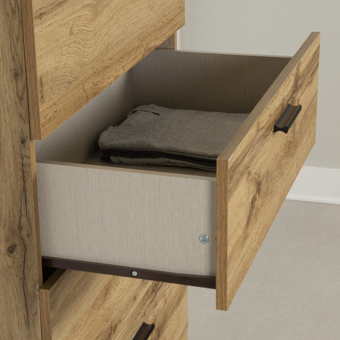 Musano 5-Drawer Chest - Nordik Oak