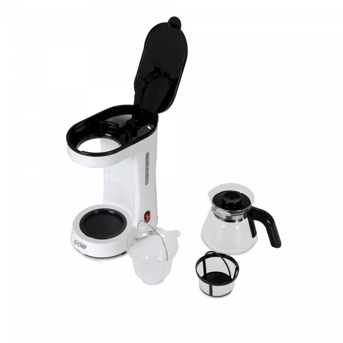 CHK Series Commercial Chef 5-Cup Small Drip Coffee Maker, CHCP05W, White