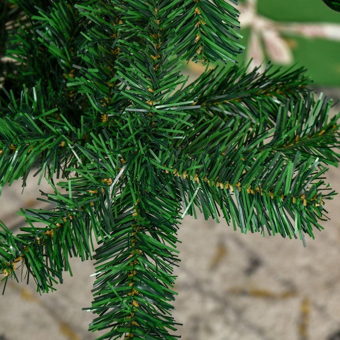 Homcom 7ft Artificial Christmas Tree With Decoration Ornament