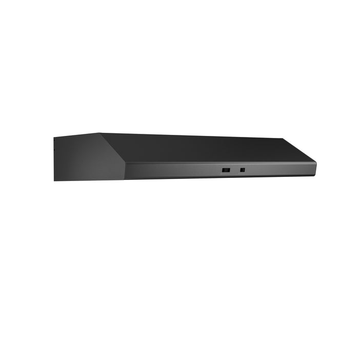 Zephyr Cyclone 36\" Under Cabinet Range Hood - Black Stainless Steel - AK6536CBS