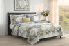 Forever Yellow 3-Piece Reversible Floral Quilt Set King Size