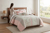 Celina 7-Piece Queen Comforter Set  | Ensemble Douillette Celina 7 Morceaux Grand Lit avec Broderie Florale et Plis