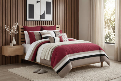 Madison 7-Piece Queen Comforter Set | Ensemble Douillette Madison 7 Morceaux pour Grand Lit
