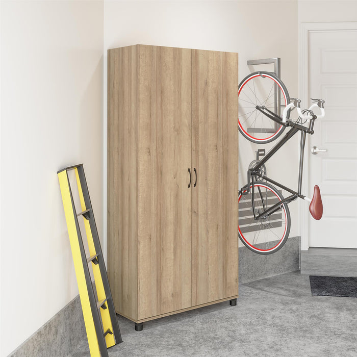 Ameriwood Home Lory 36\" Utility Storage Cabinet - Natural
