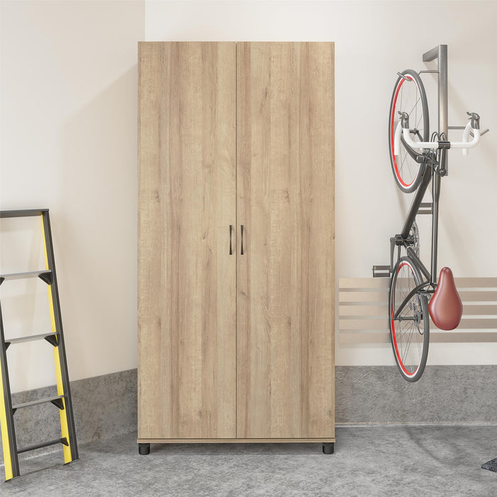 Ameriwood Home Lory 36\" Utility Storage Cabinet - Natural