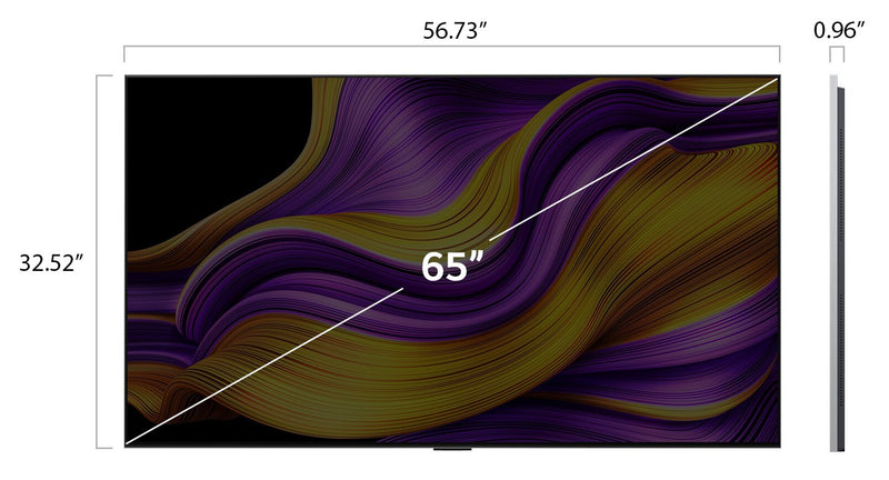 LG 65\" G5 4K OLED evo AI Smart TV with Wall Mount