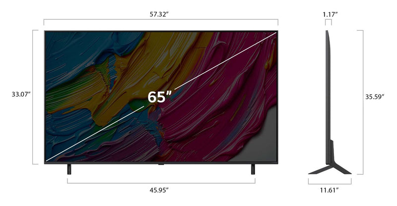 LG 65\" QNED AI QNED80 4K Smart TV (65QNED80AUA.ACC)