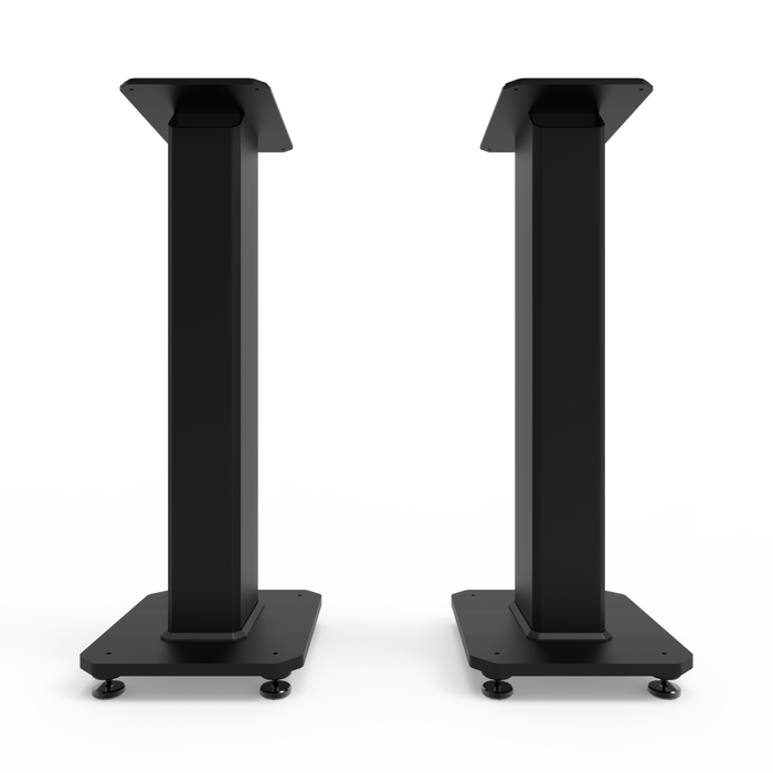 Kanto SX26 26\" Fillable Speaker Stands with Isolation Feet and Fillable Channel - Pair, Black