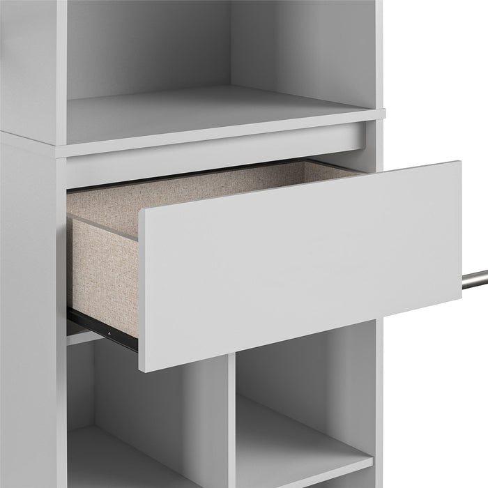 Little Seeds Grow with Me Adjustable Kids Closet Organizer System - Grey